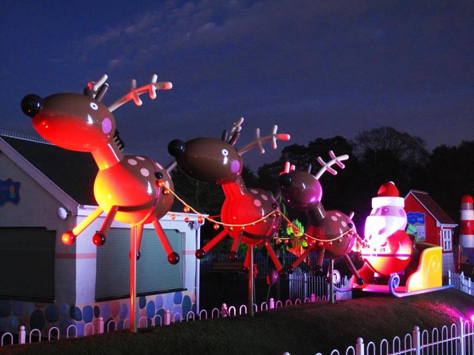 Father Christmas at Paultons Park Peppa Pig World